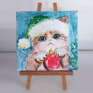 Sera-Janssens Schilderij Poes