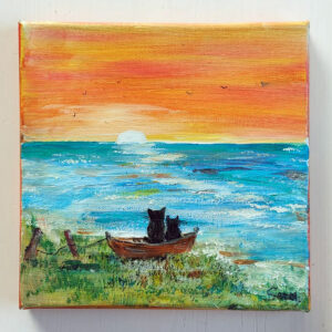 Schilderij Poes